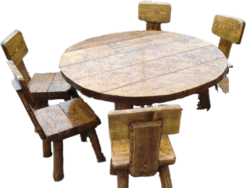 Runde Tafel für sechs